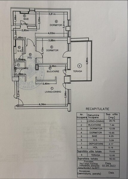 Aviatiei Apartament 3 camere mobilat utilat Ambiance Residence